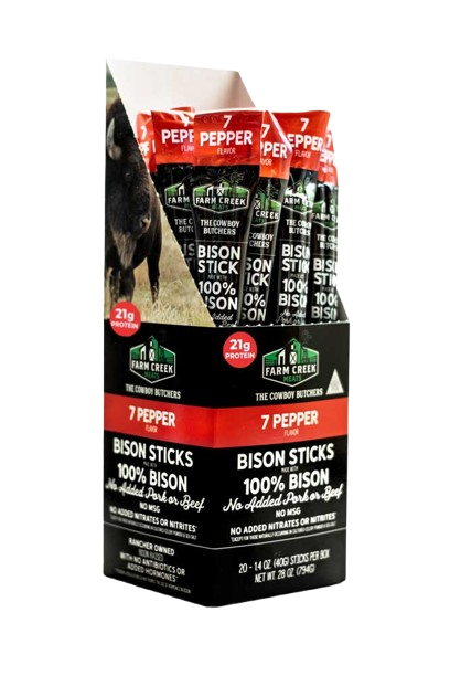 100% Bison Snack Sticks