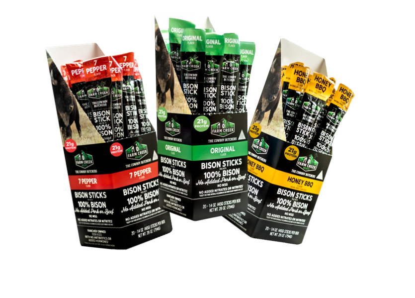 Also From Farm Creek: Bison Sticks